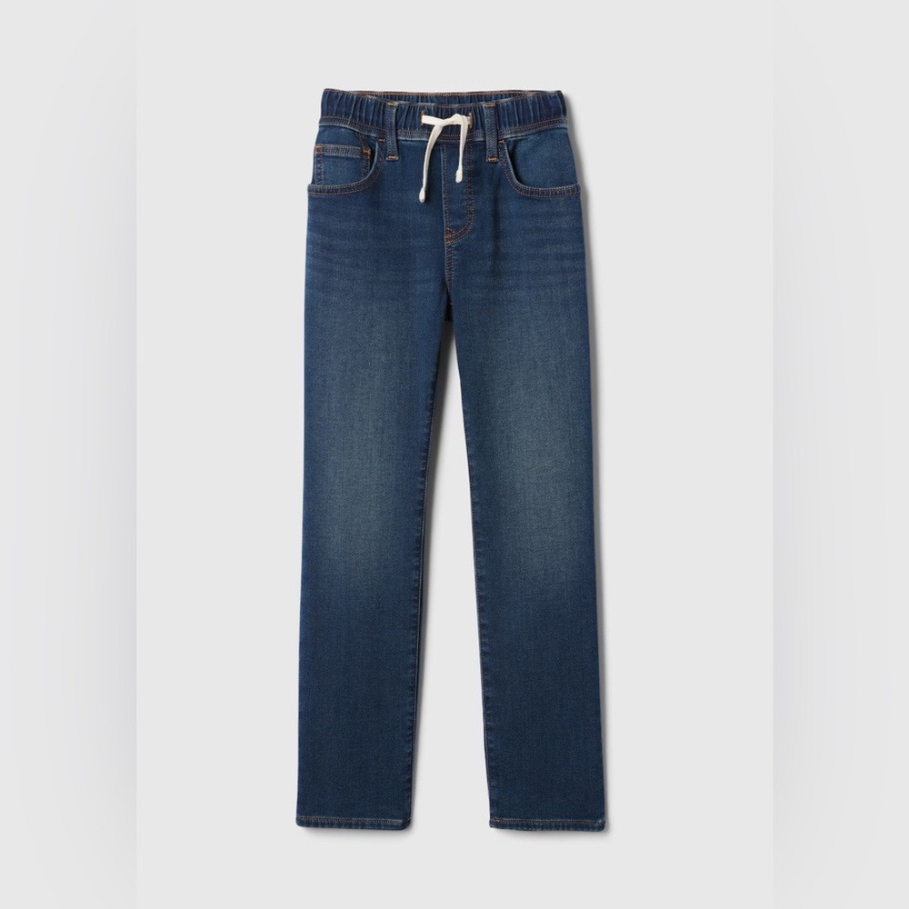 Lot of 3 - Boys Gap Drawstring Pull-on straight jeans